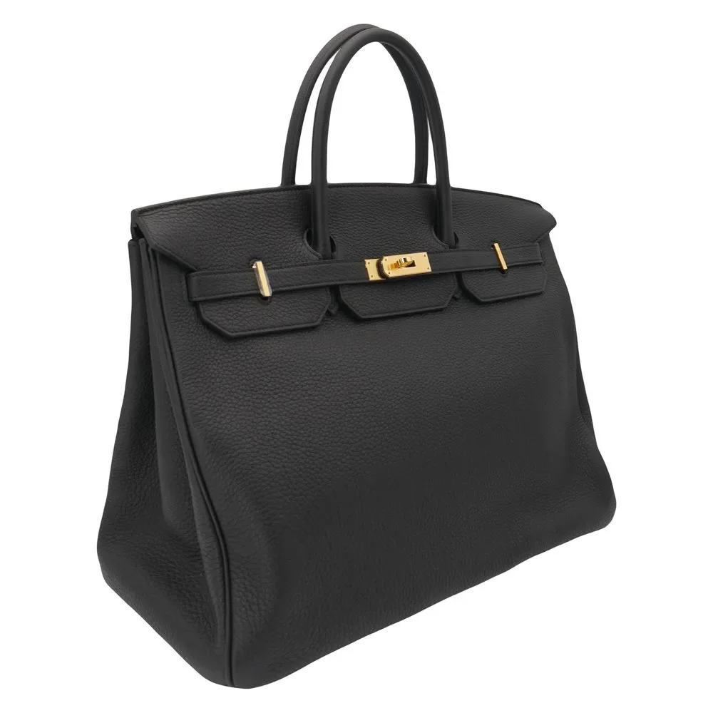 Hermès 40cm Birkin Black Togo Leather GHW - Picture 2 of 8